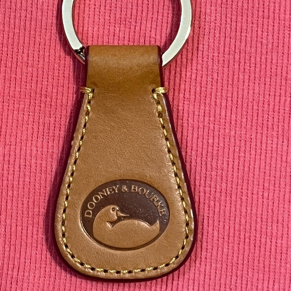 Dooney & Bourke Accessories - Dooney & Bourke Tan Leather Key Holder